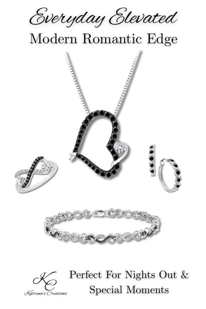 Heart jewelry set
